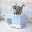 High-Walled Plastic Cat Litter Box - Keep Your Home Clean