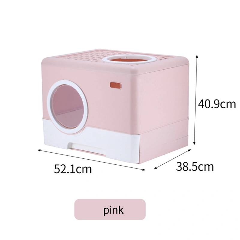 High-Walled Plastic Cat Litter Box - Keep Your Home Clean