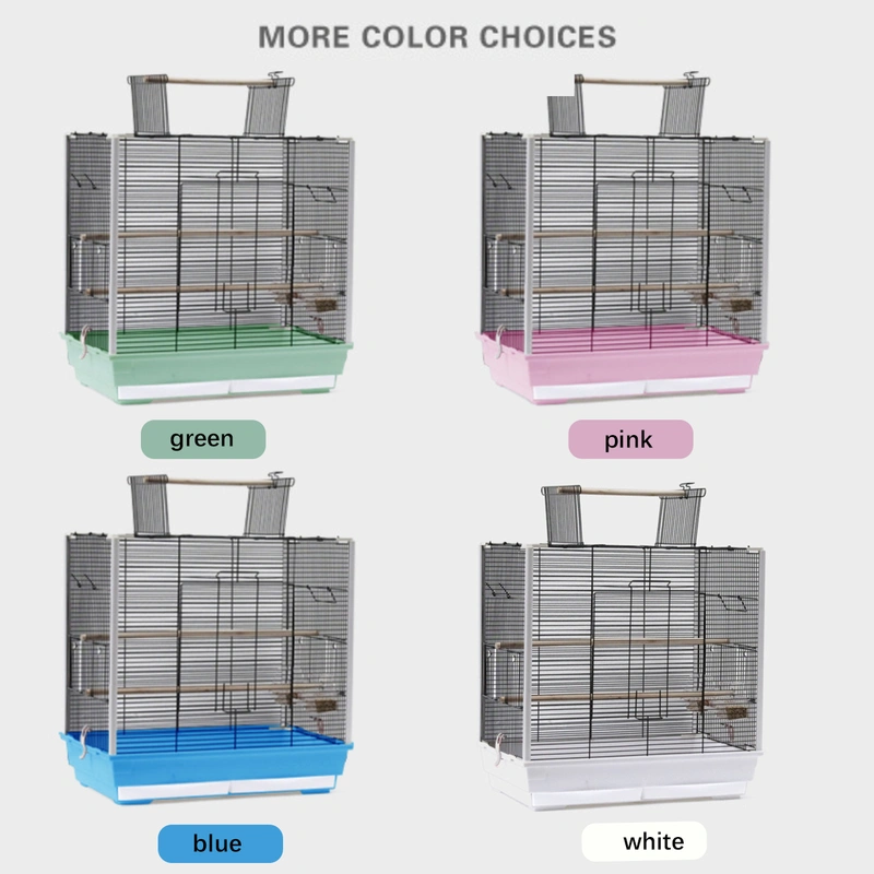 Stylish Small Bird Cage - Ideal Home for Budgies and Canaries