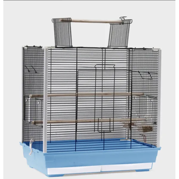 Stylish Small Bird Cage - Ideal Home for Budgies and Canaries