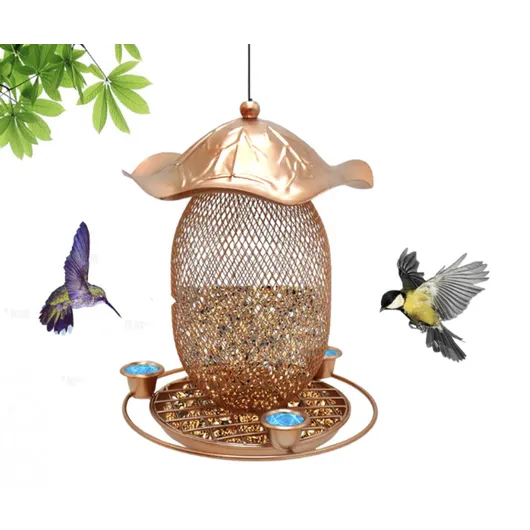 Hanging Outdoor Bird Feeder with Weatherproof Design