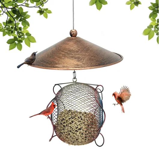 Decorative Hanging Bird Feeder for Outdoor Gardens