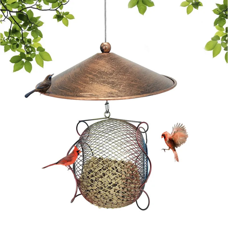 Hanging bird feeder Outdoor bird feeder Weatherproof bird feeder