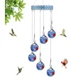 Clear UV-Protected Hanging Bird Water Feeder | Outdoor Bird Hydration