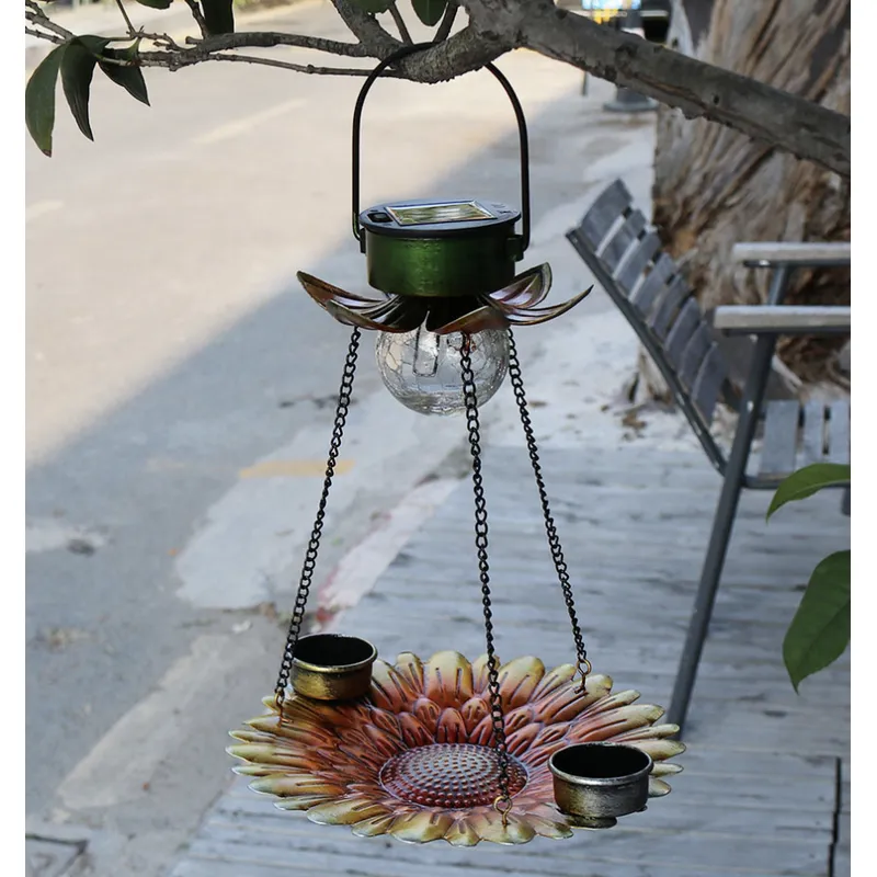 Clear UV-Protected Hanging Bird Water Feeder | Outdoor Bird Hydration