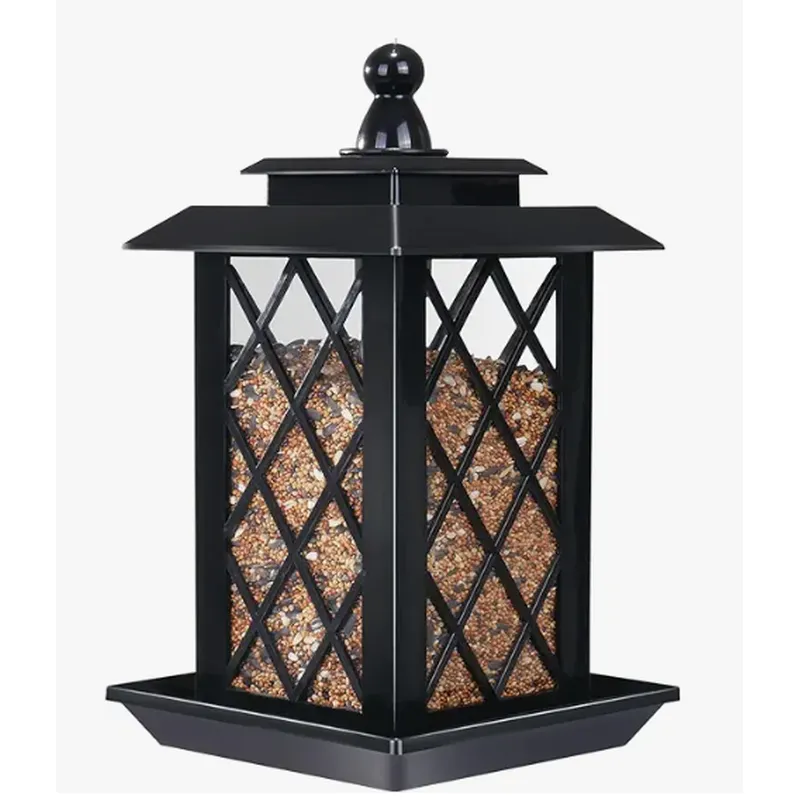 Metal Hanging Bird Feeder with Rain Shelter | Ideal for Outdoor Use