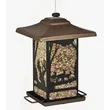 Metal Hanging Bird Feeder with Rain Shelter | Ideal for Outdoor Use
