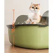 Open-Top Cat Litter Tray with Size & Height Options | Multi-Color Plastic Litter Box
