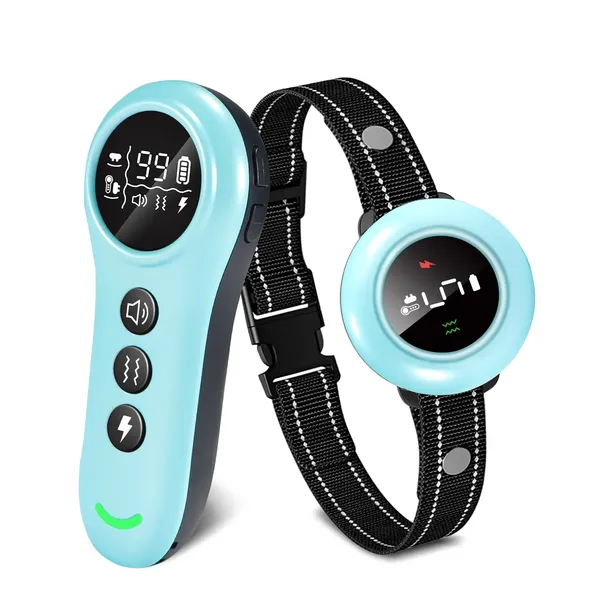 New Round Anti-Bark Dog Collar | Remote Training with Stylish Design & 3 Safe Modes