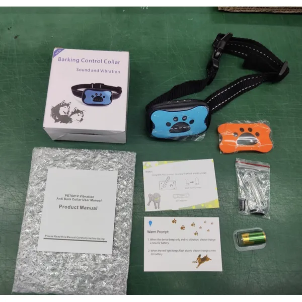 Remote Dog Training Collar | No Shock, Only Beep & Vibration | Safe & Humane Bark Control