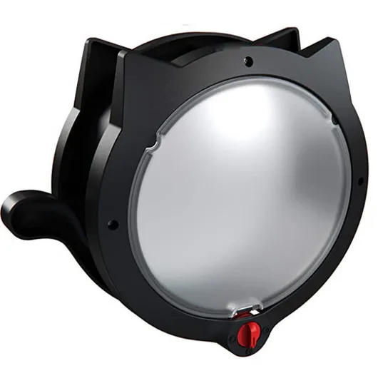Cat Head-Shaped Round Pet Door – Creative & Aesthetic Plastic Cat Flap