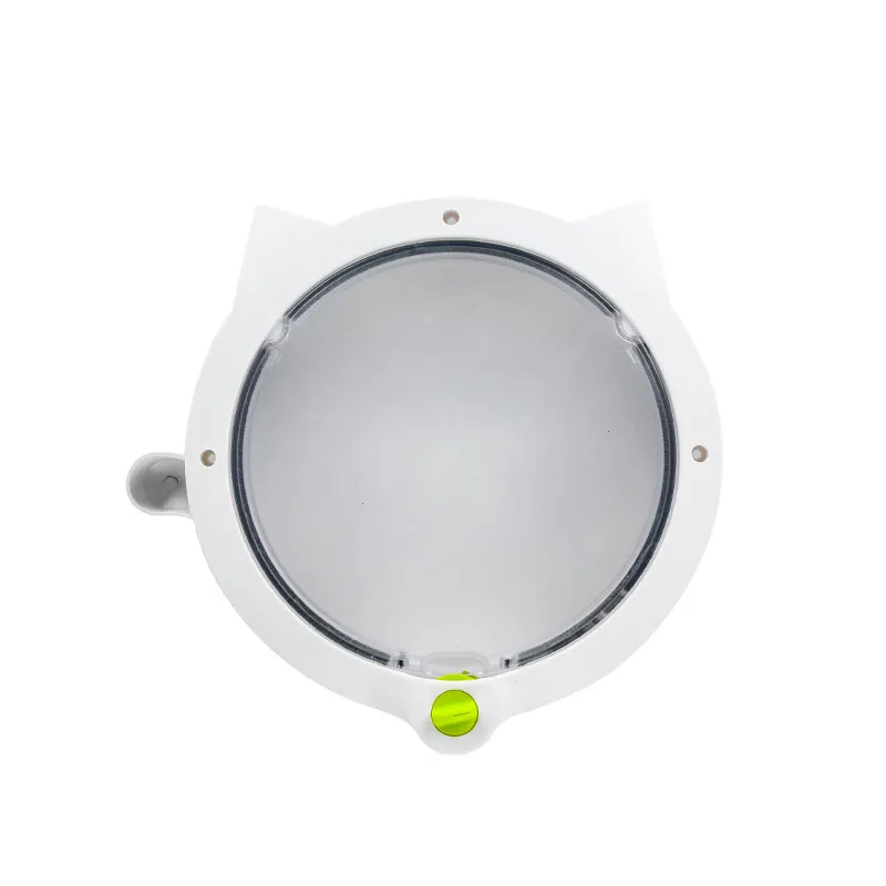 Cute Round Cat Door with Cat Head Design – Stylish Plastic Flap for Indoor Use