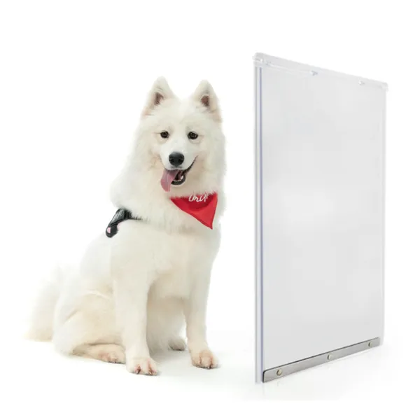 Transparent PVC Pet Door Cover – Weather-Resistant Flap for Pet Doors