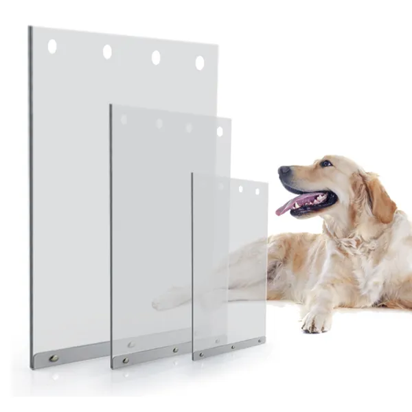 Clear Replacement Pet Door Panel for Designev Series – PVC Flap in Multiple Sizes