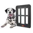 Rectangle Grid Plastic Cat Door for Windows | Durable & Aesthetic Pet Access