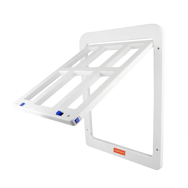 Rectangle Grid Plastic Cat Door for Windows | Durable & Aesthetic Pet Access