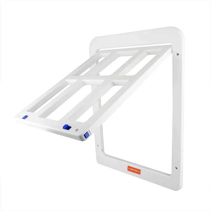 Rectangle Grid Plastic Cat Door for Windows | Durable & Aesthetic Pet Access