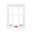 Rectangle Grid Plastic Cat Door for Windows | Durable & Aesthetic Pet Access