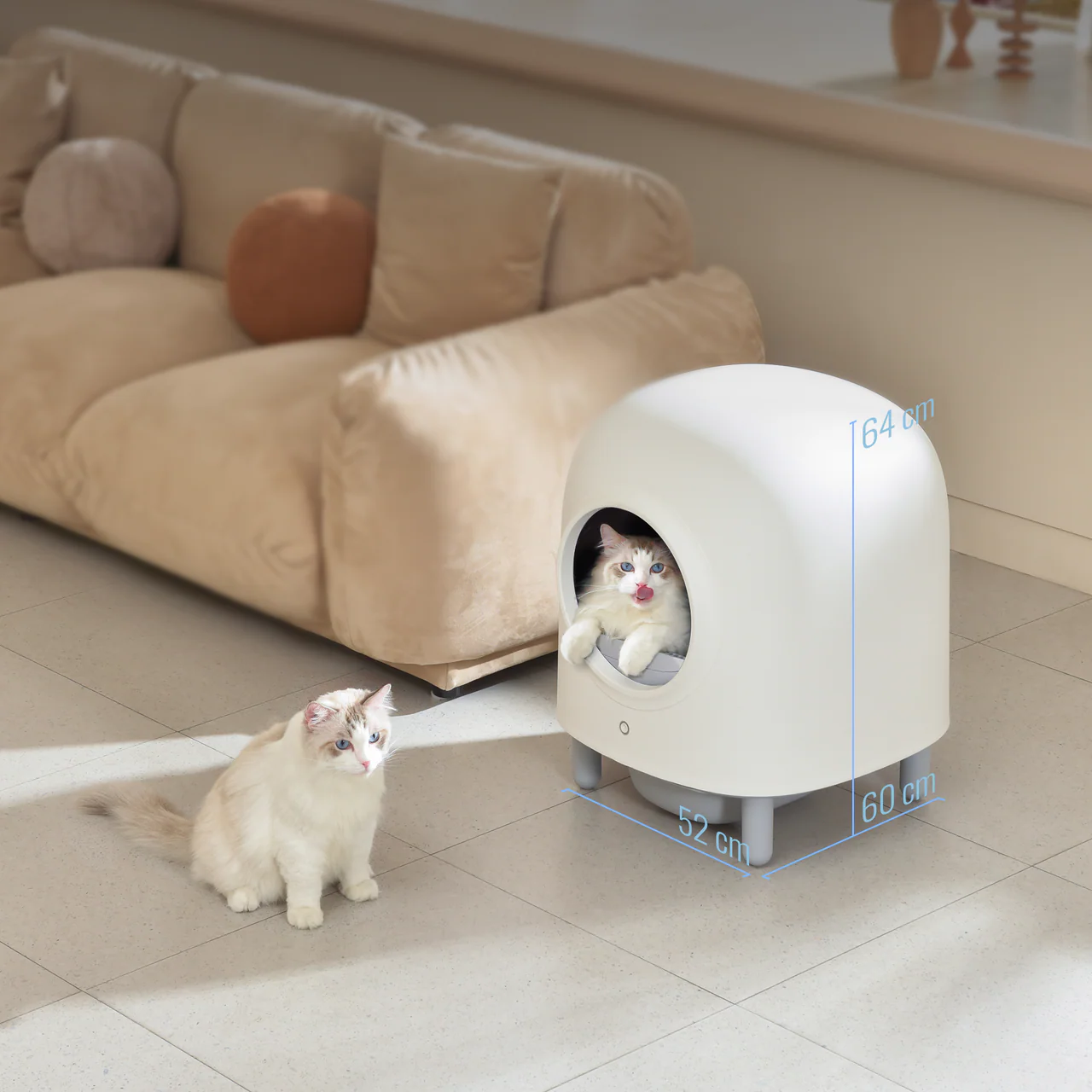 Automatic Self Cleaning Cat Litter Box