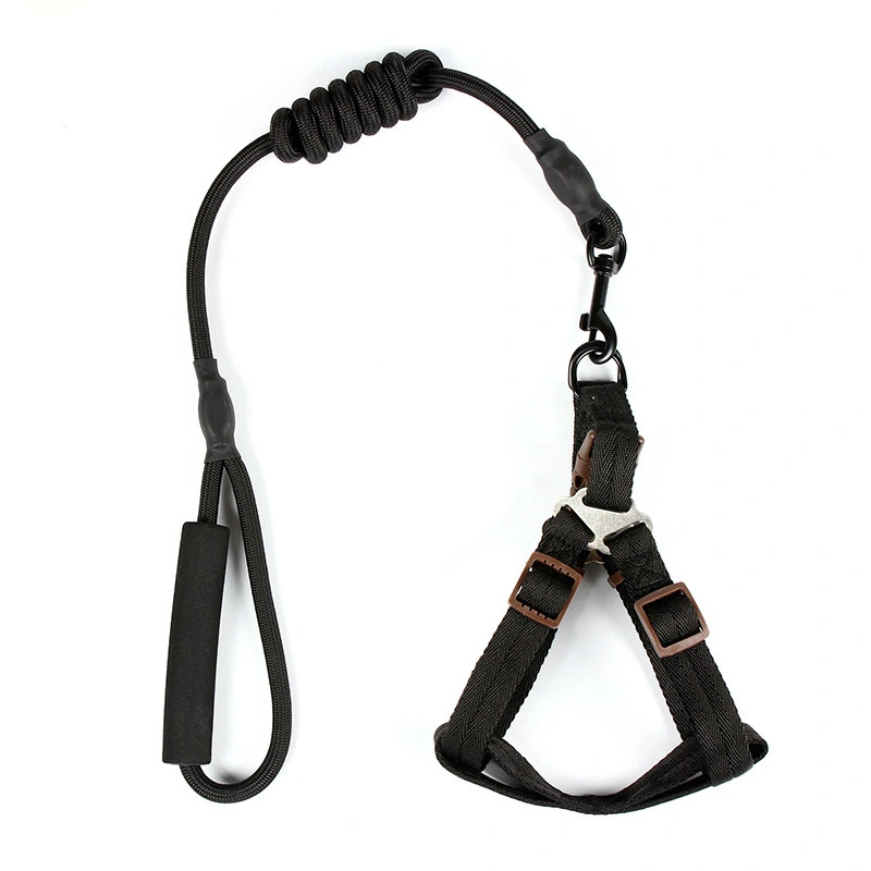 Nylon Dog Leash Rope Handle Round Rope Dog Harness Collar Pet Supply