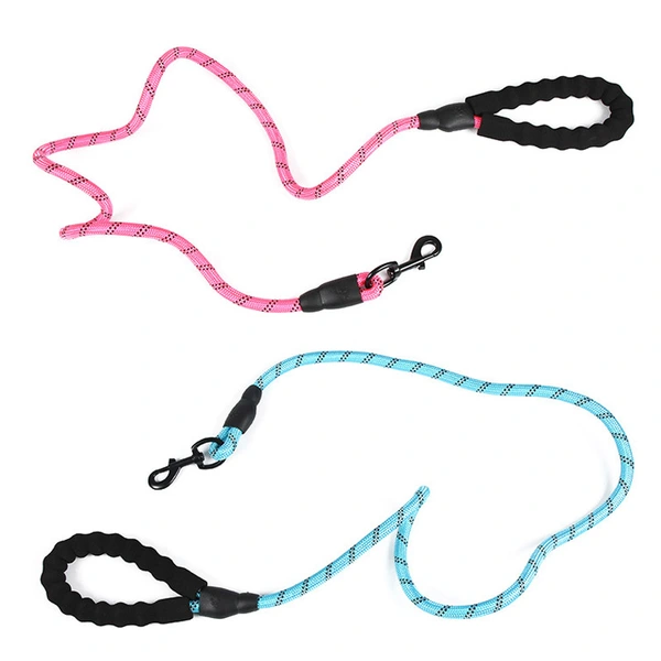 Nylon Dog Leash Rope Handle Round Rope Dog Harness Collar Pet Supply