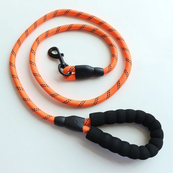 Nylon Dog Leash Rope Handle Round Rope Dog Harness Collar Pet Supply