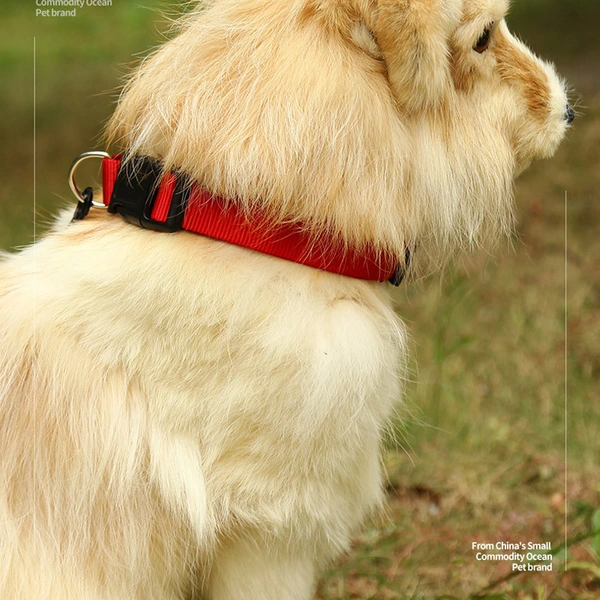 Nylon Dog Leash Rope Handle Round Rope Dog Harness Collar Pet Supply