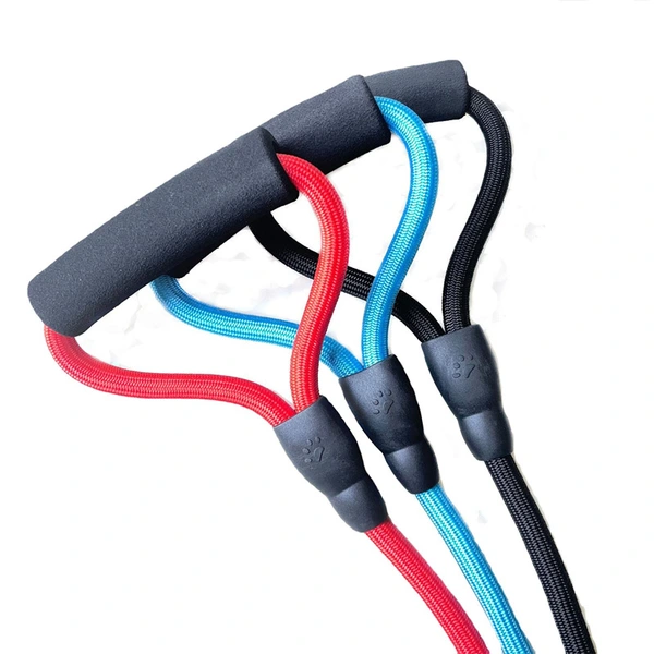 Nylon Dog two head Leash Rope Handle Round Rope Dog Pet Supply