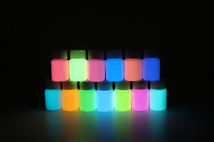 How to use long after  luminous powder mix with resin?