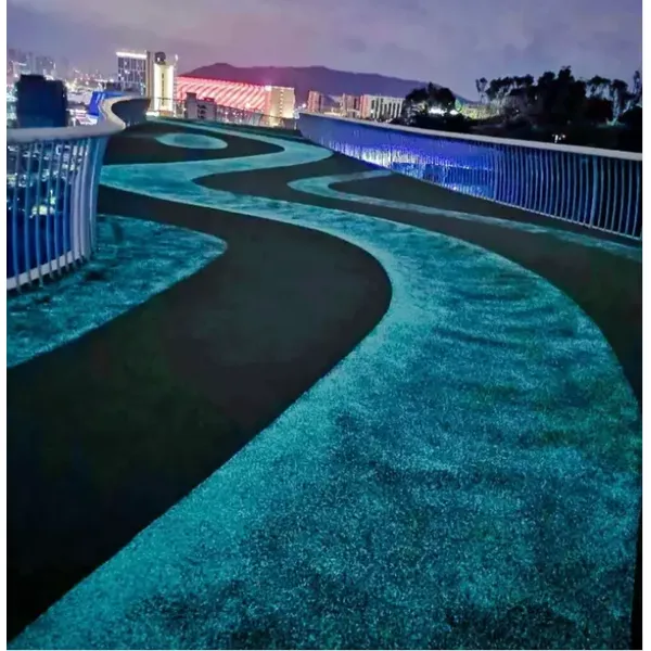 Glow in the dark  stone  luminous stone   