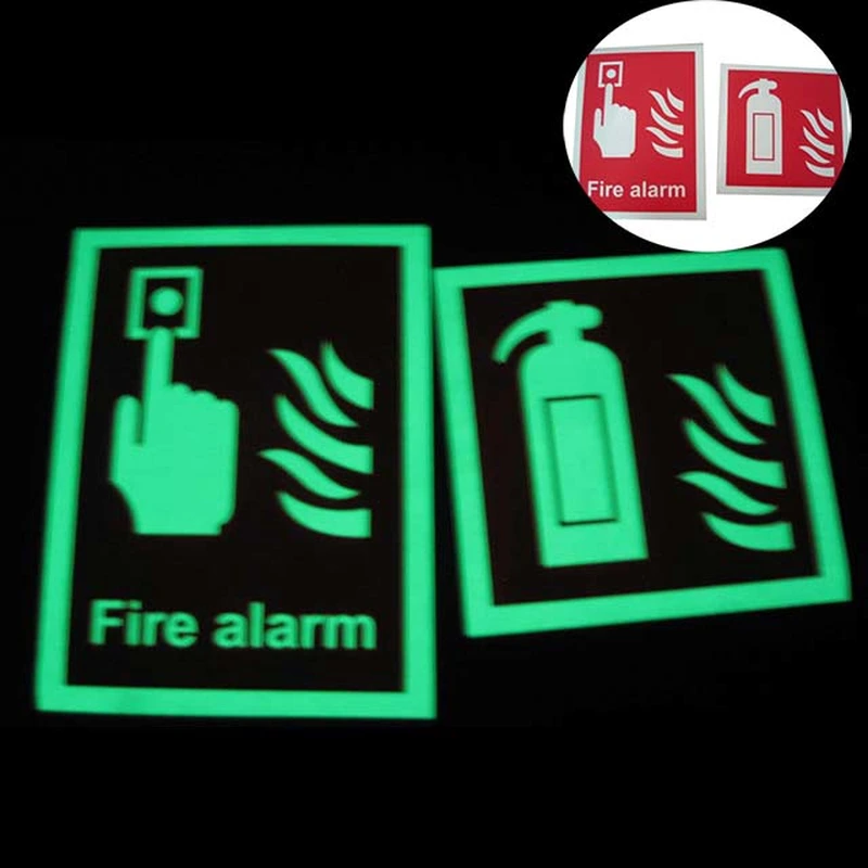 Fire alarm call point symbol only Sign