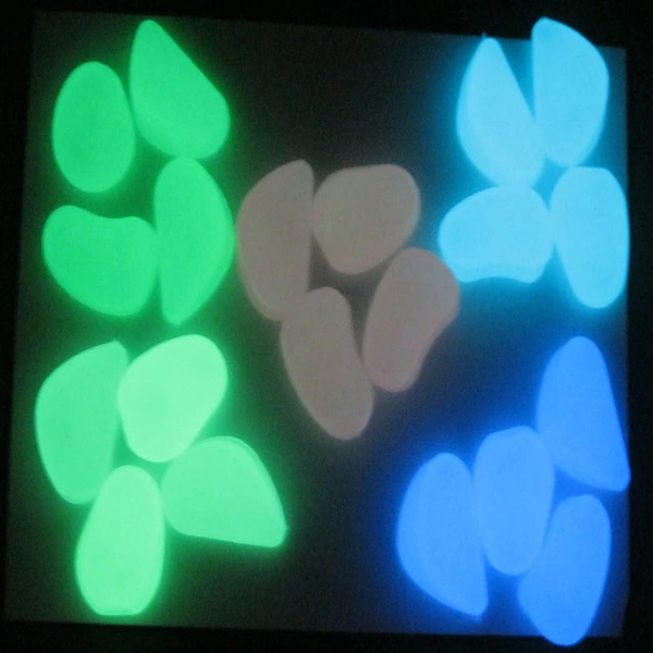 photoluminescent pebble stone 