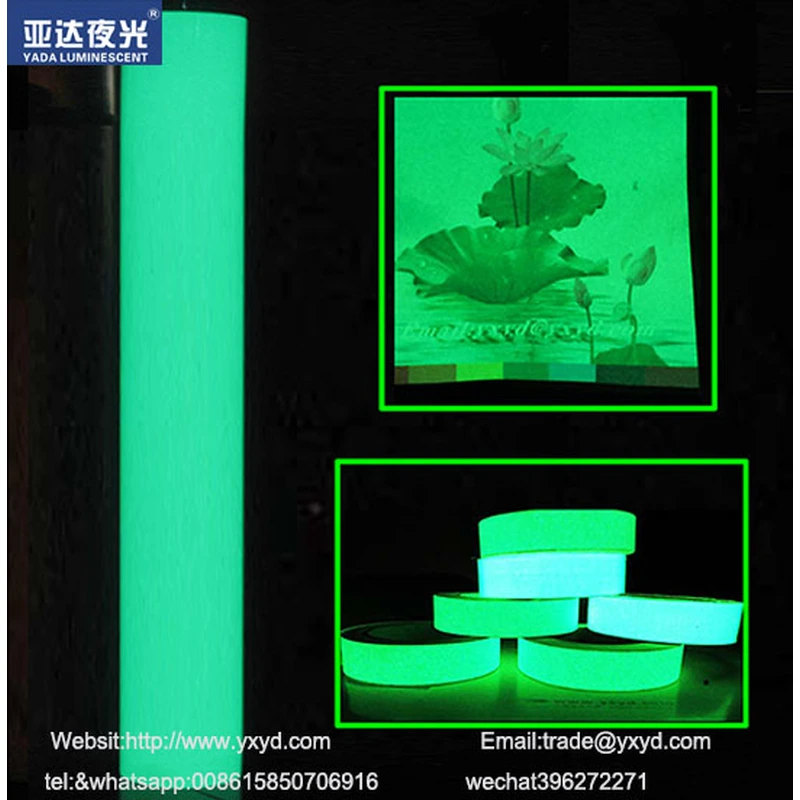 glow in the dark  pvc  film  vinyl 