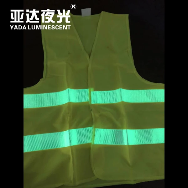  luminescent  vest glow in the dark and reflective  vest  coverall