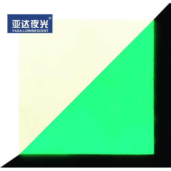 YADA  manufacturer   super high  glow in the  dark  pvc sheet board 