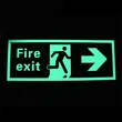 Glow in the dark  exit    signs 