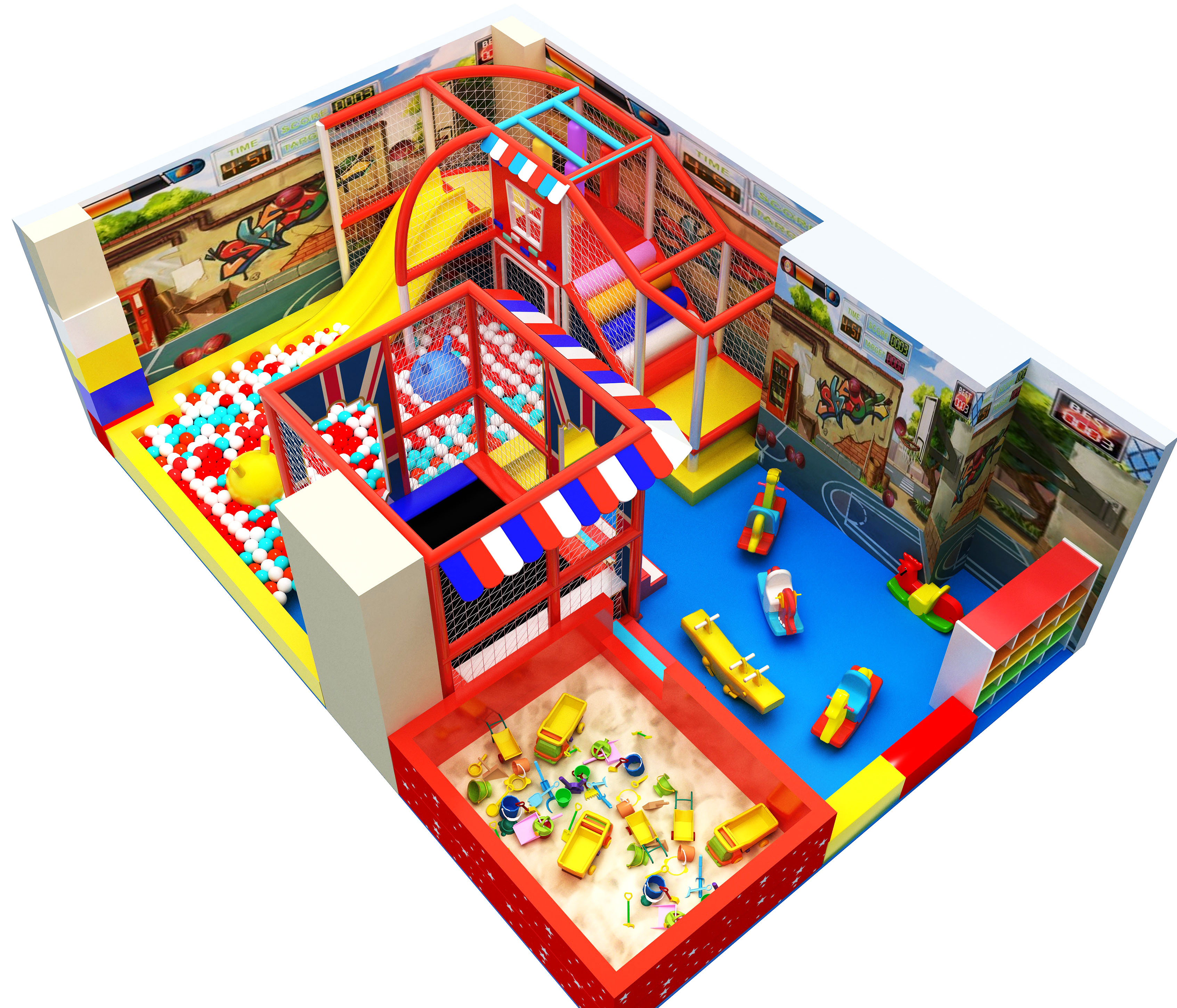 indoor kids play area funny toys