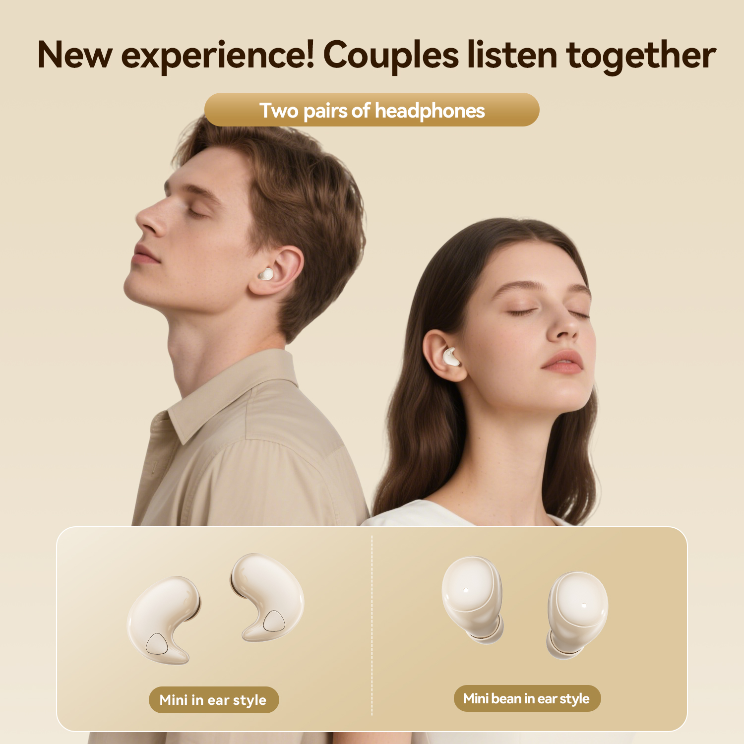 Wholesale M126 Sleep Earbuds: Noise Masking, Couples Listen Mode
