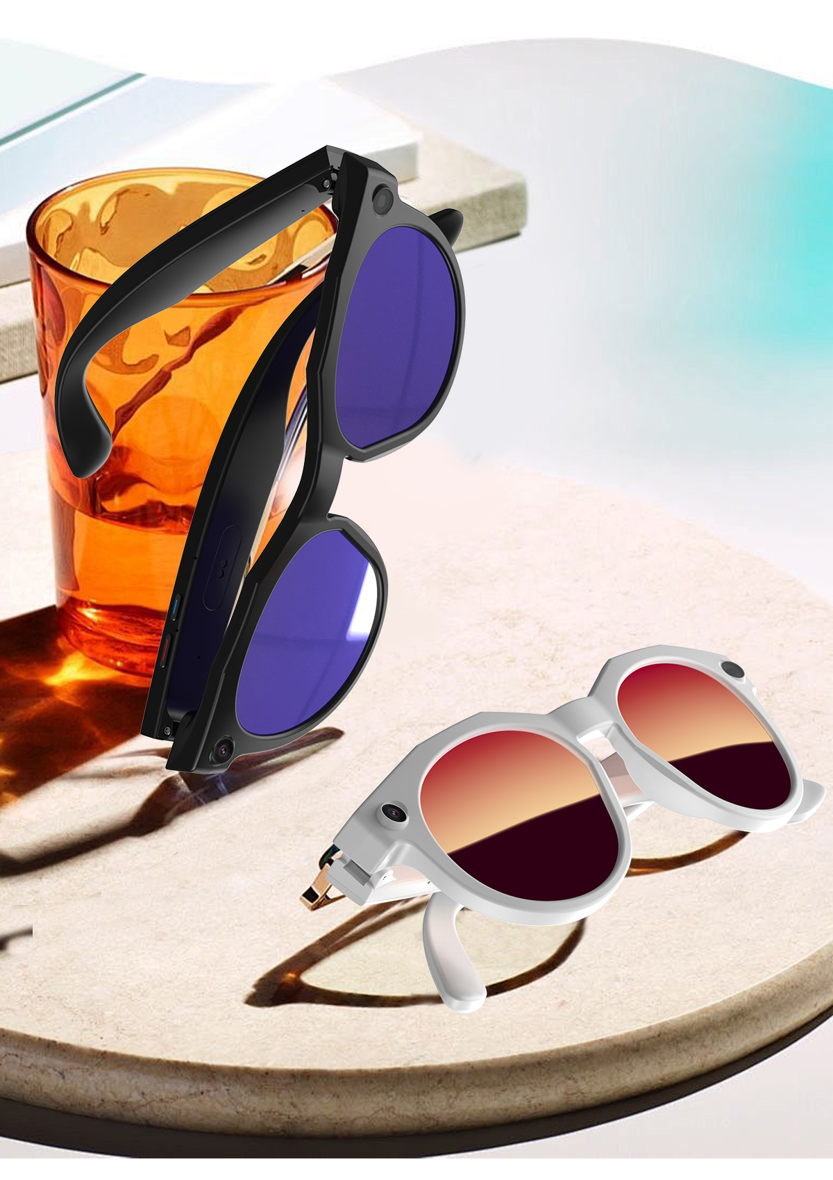 W611 AI Camera Glasses: 8MP, AI Translation, IP66 Waterproof