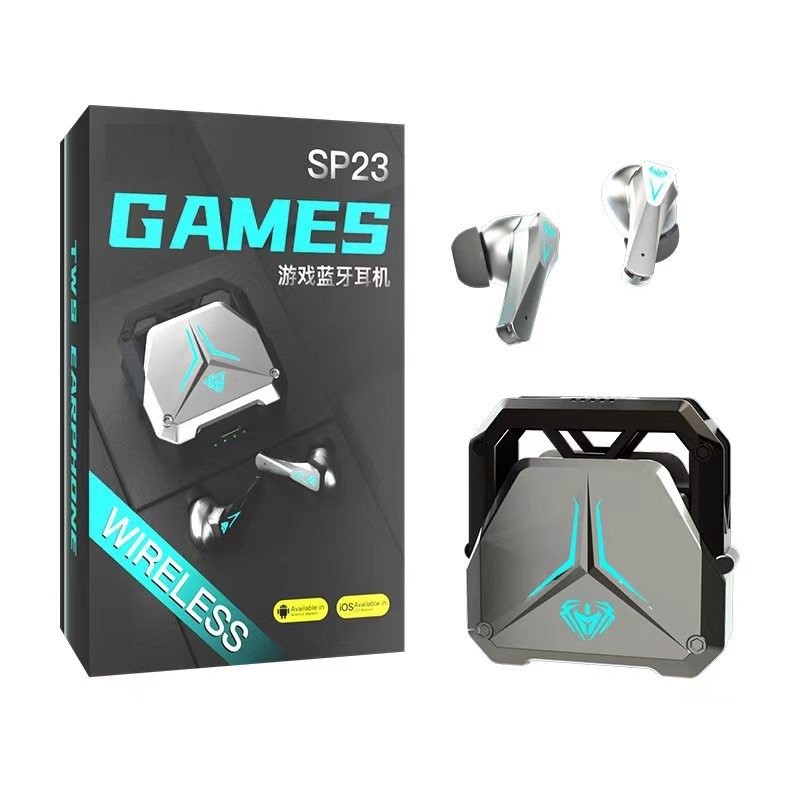 SP23 Dual Mode Earbuds – 0.06s Low Latency Gaming, HiFi Sound, Bluetooth 5.3 & RGB Lighting
