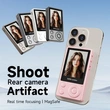 Shoot A3 Magnetic Selfie Screen – 50m Long-Distance, 0.5-15X Focus, 65g Lightweight for Mobile Photography
