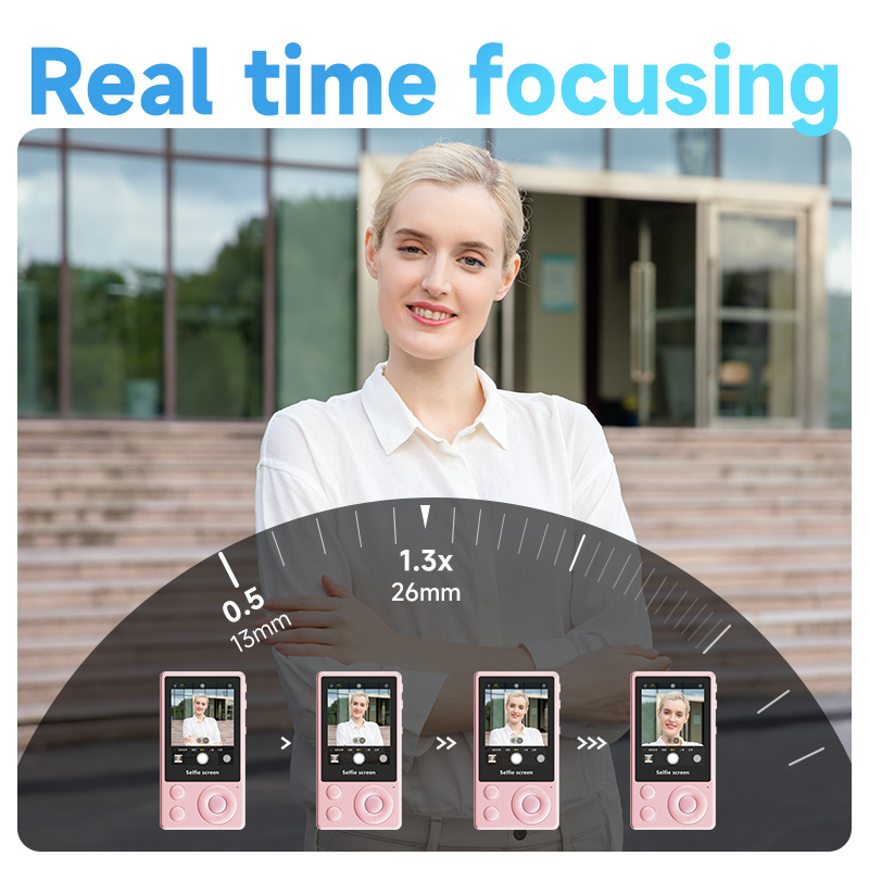 Shoot A3 Magnetic Selfie Screen – 50m Long-Distance, 0.5-15X Focus, 65g Lightweight for Mobile Photography