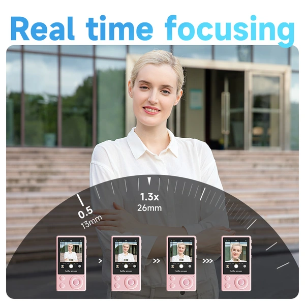 Shoot A3 Magnetic Selfie Screen – 50m Long-Distance, 0.5-15X Focus, 65g Lightweight for Mobile Photography