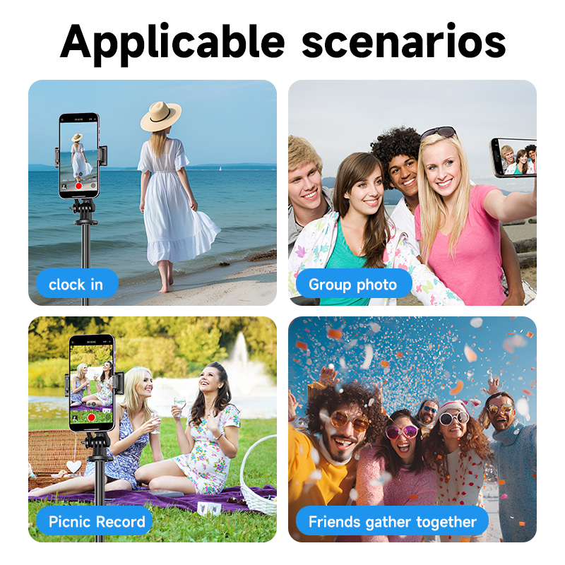 Shoot A4 Magnetic Selfie Screen – 4-Inch HD Curved Screen, 0.5-15X Zoom, 1500mAh Battery for Mobile Photography