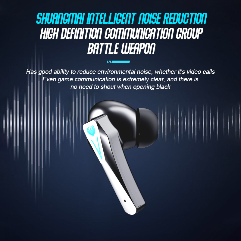 SP23 Dual Mode Earbuds – 0.06s Low Latency Gaming, HiFi Sound, Bluetooth 5.3 & RGB Lighting