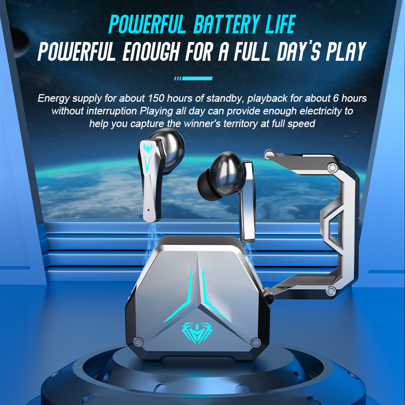 SP23 Dual Mode Earbuds – 0.06s Low Latency Gaming, HiFi Sound, Bluetooth 5.3 & RGB Lighting