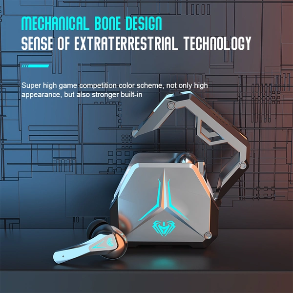 SP23 Dual Mode Earbuds – 0.06s Low Latency Gaming, HiFi Sound, Bluetooth 5.3 & RGB Lighting