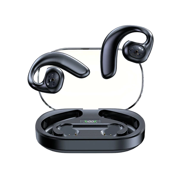 Y3 Fully Open-Ear Bluetooth Earphones – 68H Battery, 360° Space Audio, IPX5 Waterproof & Bluetooth 5.3