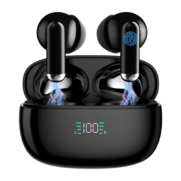 SP9X Ultra-Light True Wireless Earbuds – 13mm Driver, 30+H Battery, Bluetooth 5.3 & LED Display