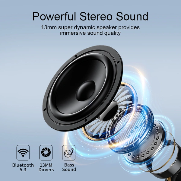 SP9X Ultra-Light True Wireless Earbuds – 13mm Driver, 30+H Battery, Bluetooth 5.3 & LED Display